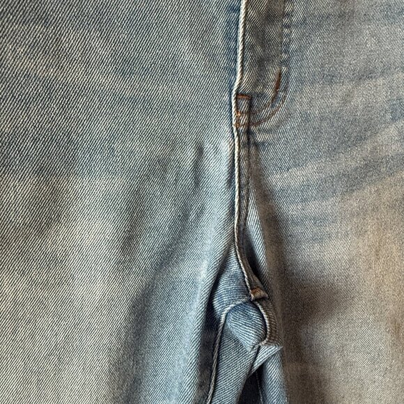 Women's 28 Madewell 10" High-Rise Skinny Crop Jeans Light Wash Distressing - Picture 9 of 10